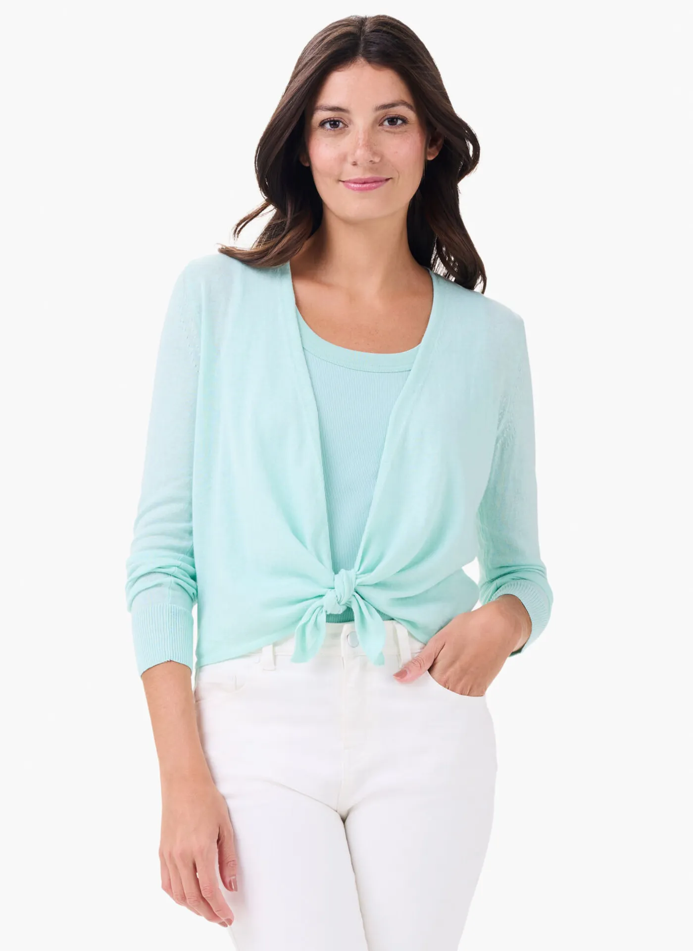 4-Way Cardigan- Seafoam