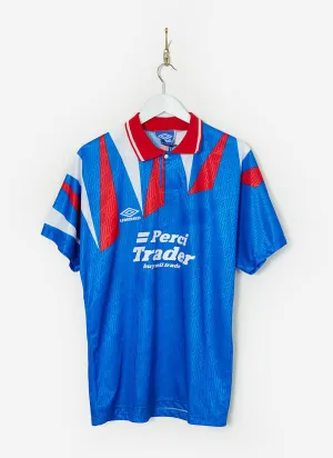 90s Vintage Shirt #7 | Percival x Classic Football Shirts | Blue