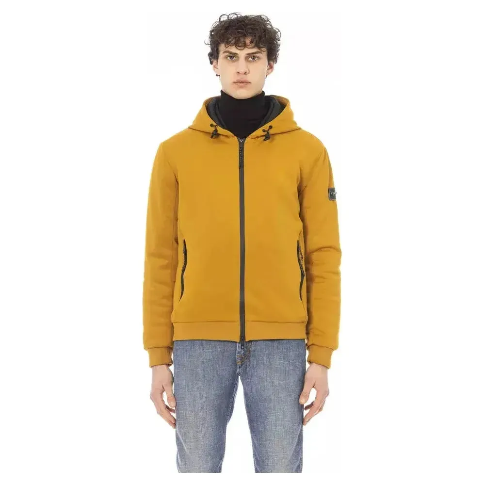 Baldinini Trend Yellow Polyester Men Jacket