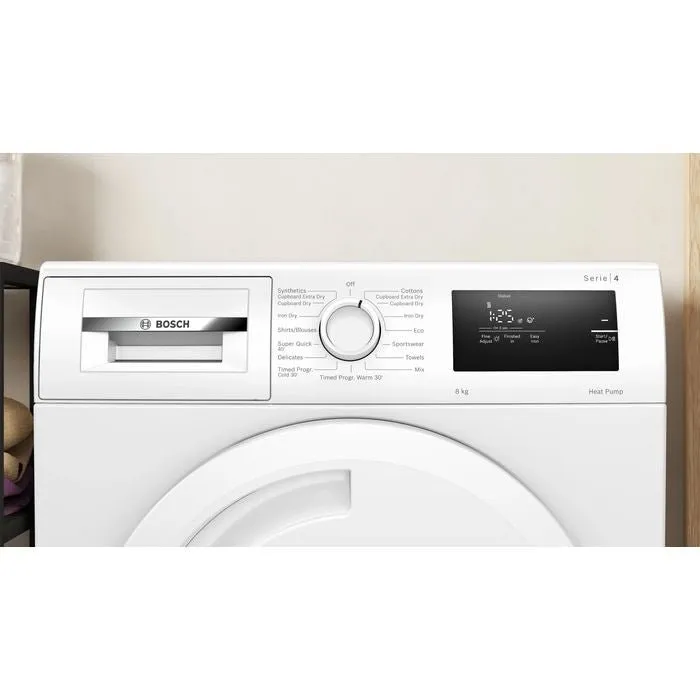 Bosch WTH83028SG Heat Pump Dryer Series 4 8.0kg