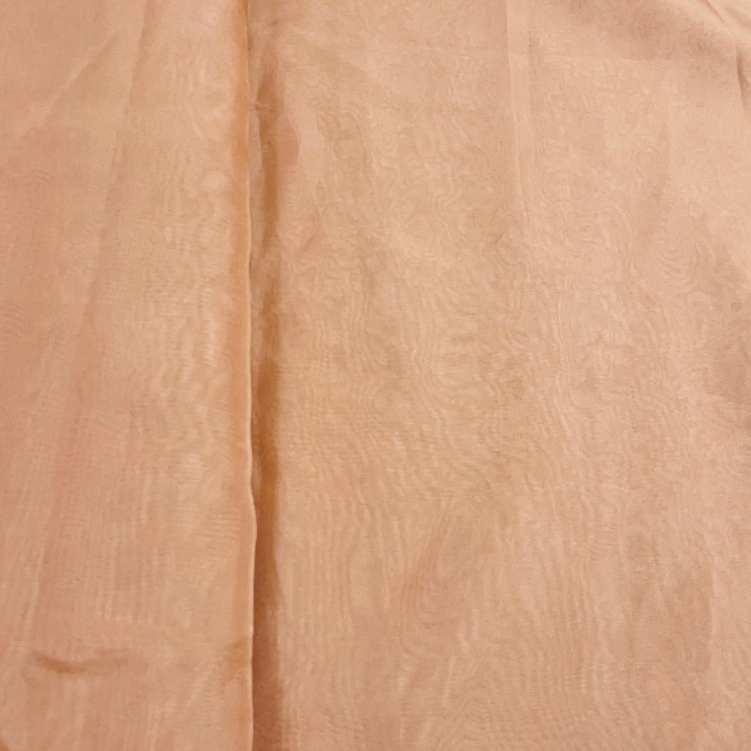 Exclusive Light Copper Solid Organza Fabric