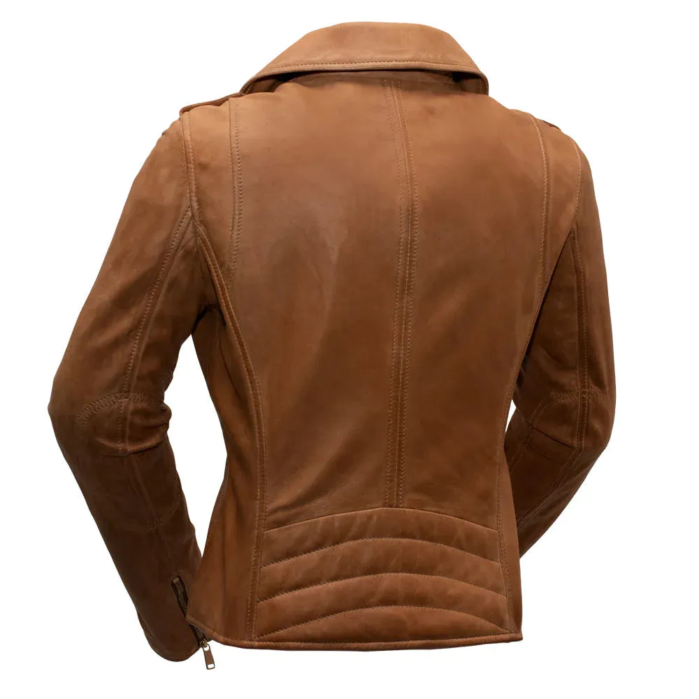 Harper Womens Moto Leather Jacket (Autumn)