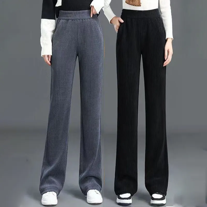 Jasmine™ | High-Waisted Stretch Corduroy Wide-Leg Pants