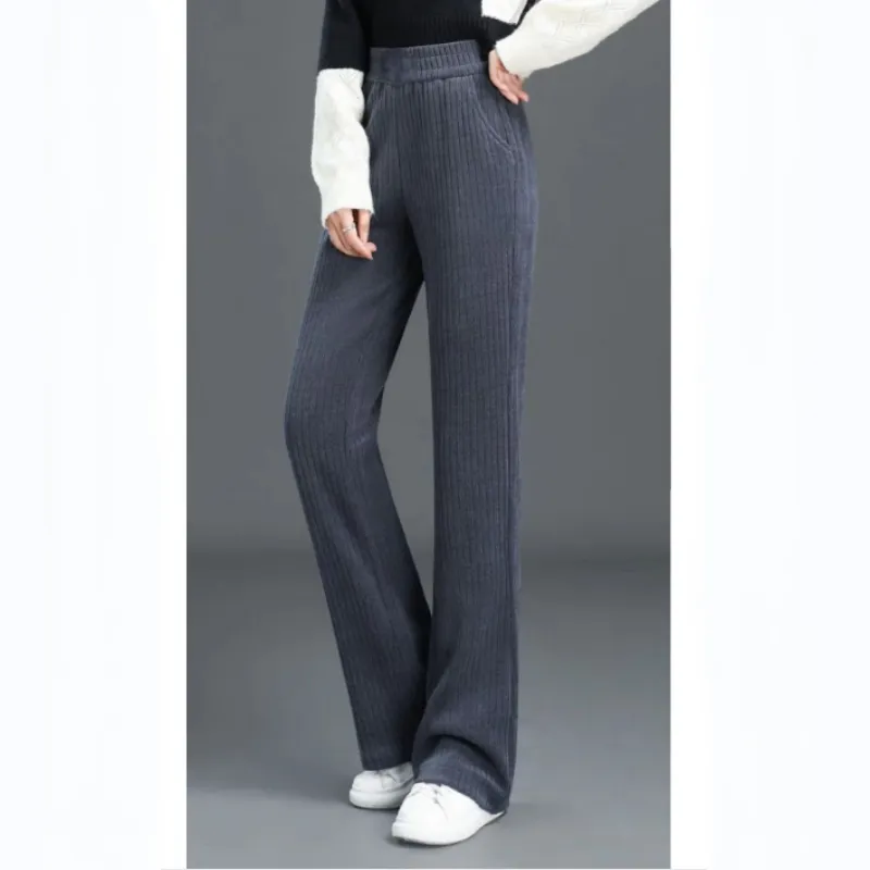 Jasmine™ | High-Waisted Stretch Corduroy Wide-Leg Pants