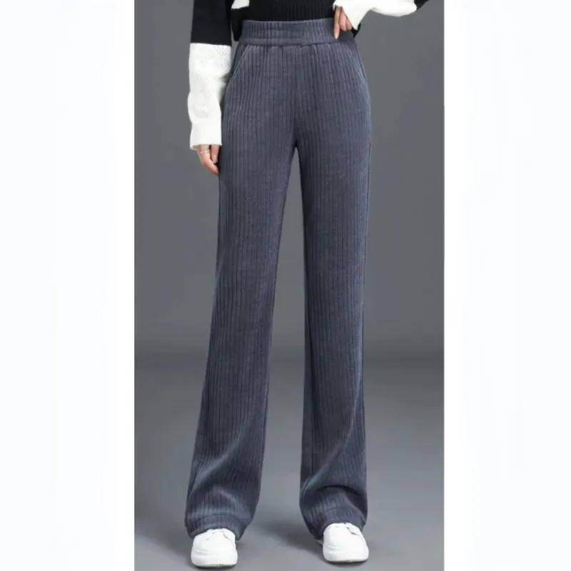 Jasmine™ | High-Waisted Stretch Corduroy Wide-Leg Pants