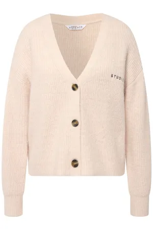 Knitted cardigan Studio Untold, cream