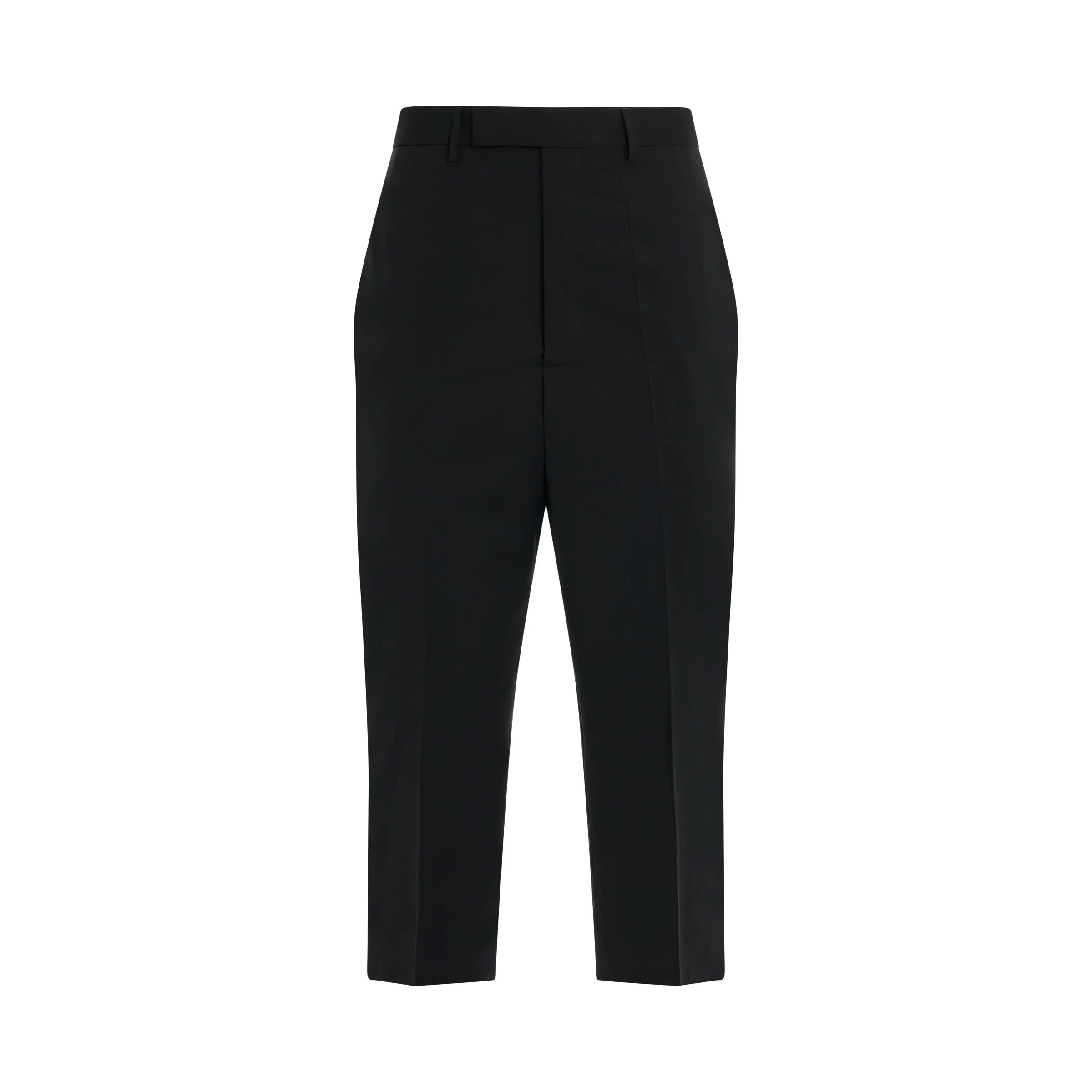 Light Wool Astaires Cropped Pants in Black