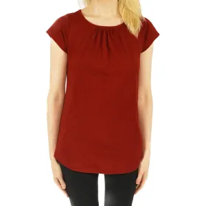 Maroon Ida Top [FINAL SALE]