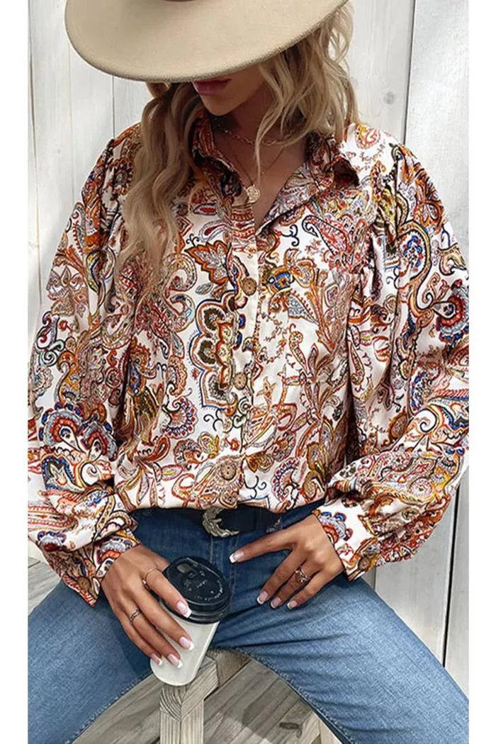 Multi Pattern Blouse