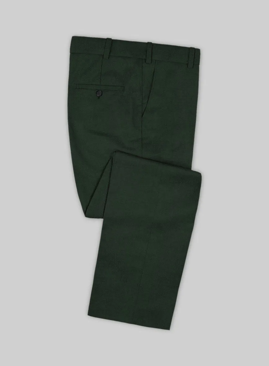 Napolean Dark Green Wool Suit