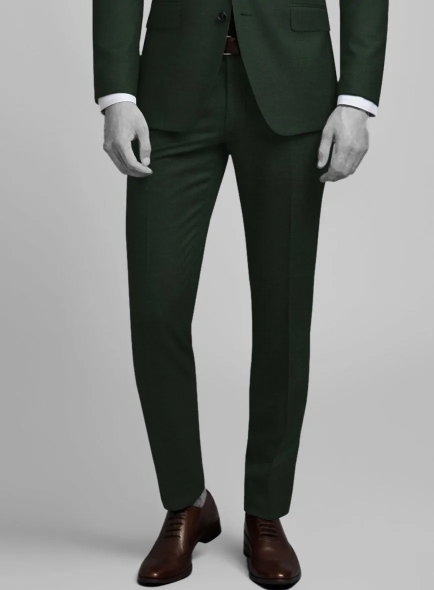 Napolean Dark Green Wool Suit