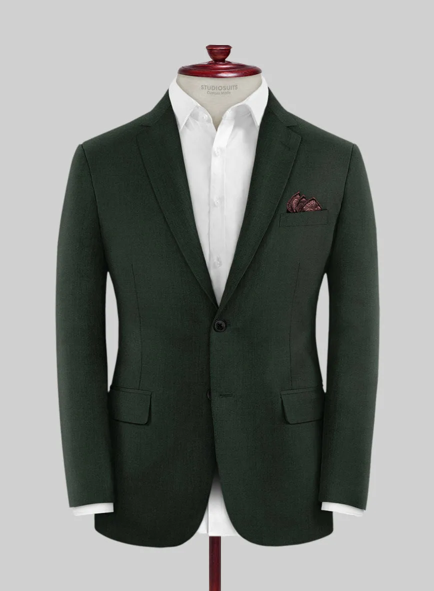 Napolean Dark Green Wool Suit