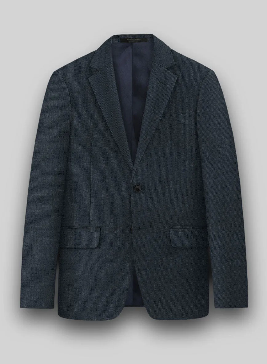 Napolean Stretch Sailor Blue Wool Suit