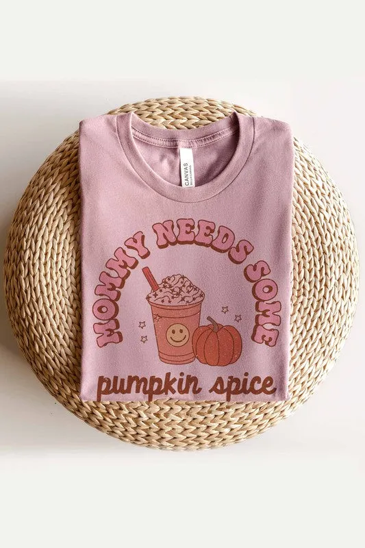 PUMPKIN SPICE GRAPHIC TEE PLUS SIZE