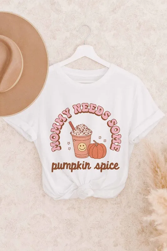 PUMPKIN SPICE GRAPHIC TEE PLUS SIZE