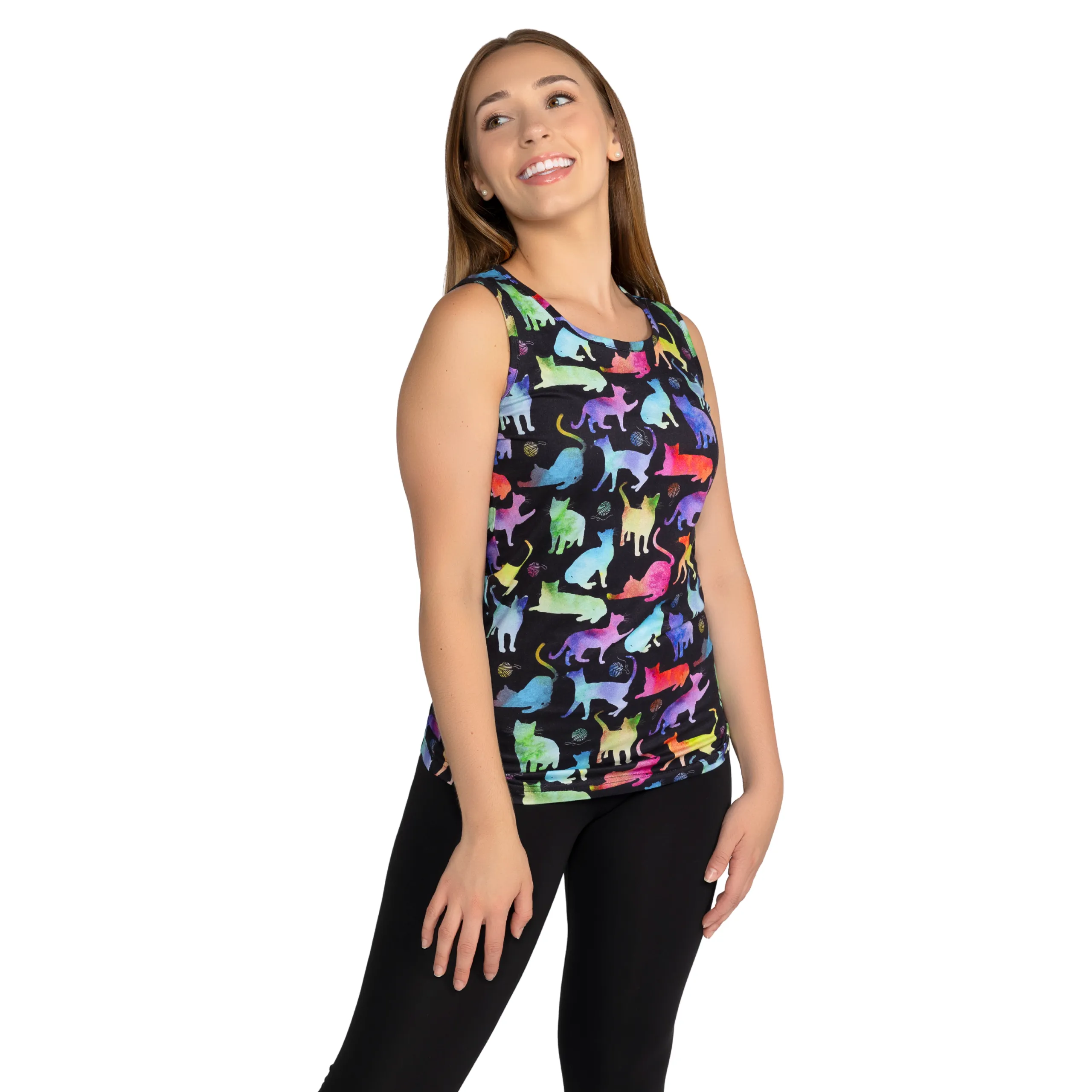 Rainbow Cats String Theory Tank Top