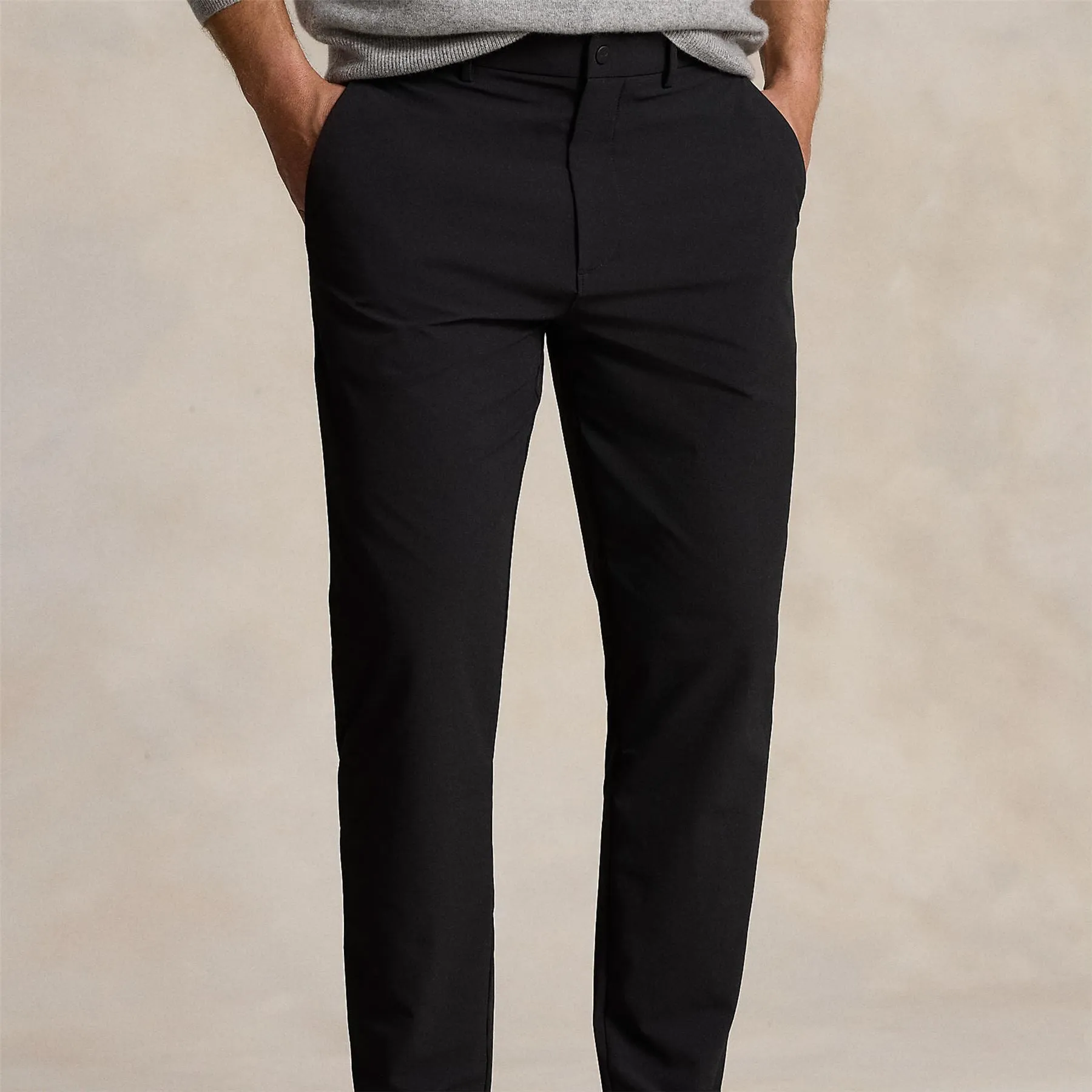 RLX Matte Stretch Nylon Pants Polo Black - 2024