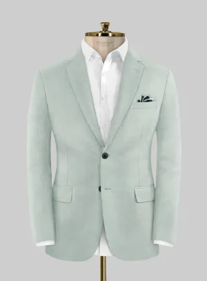 Scabal Pale Green Wool Jacket