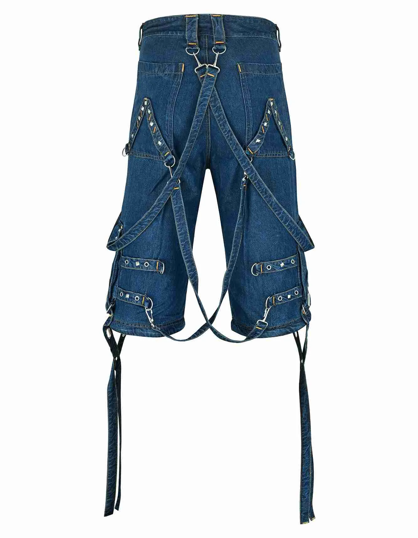 Simms X Strap Blue Denim Pant