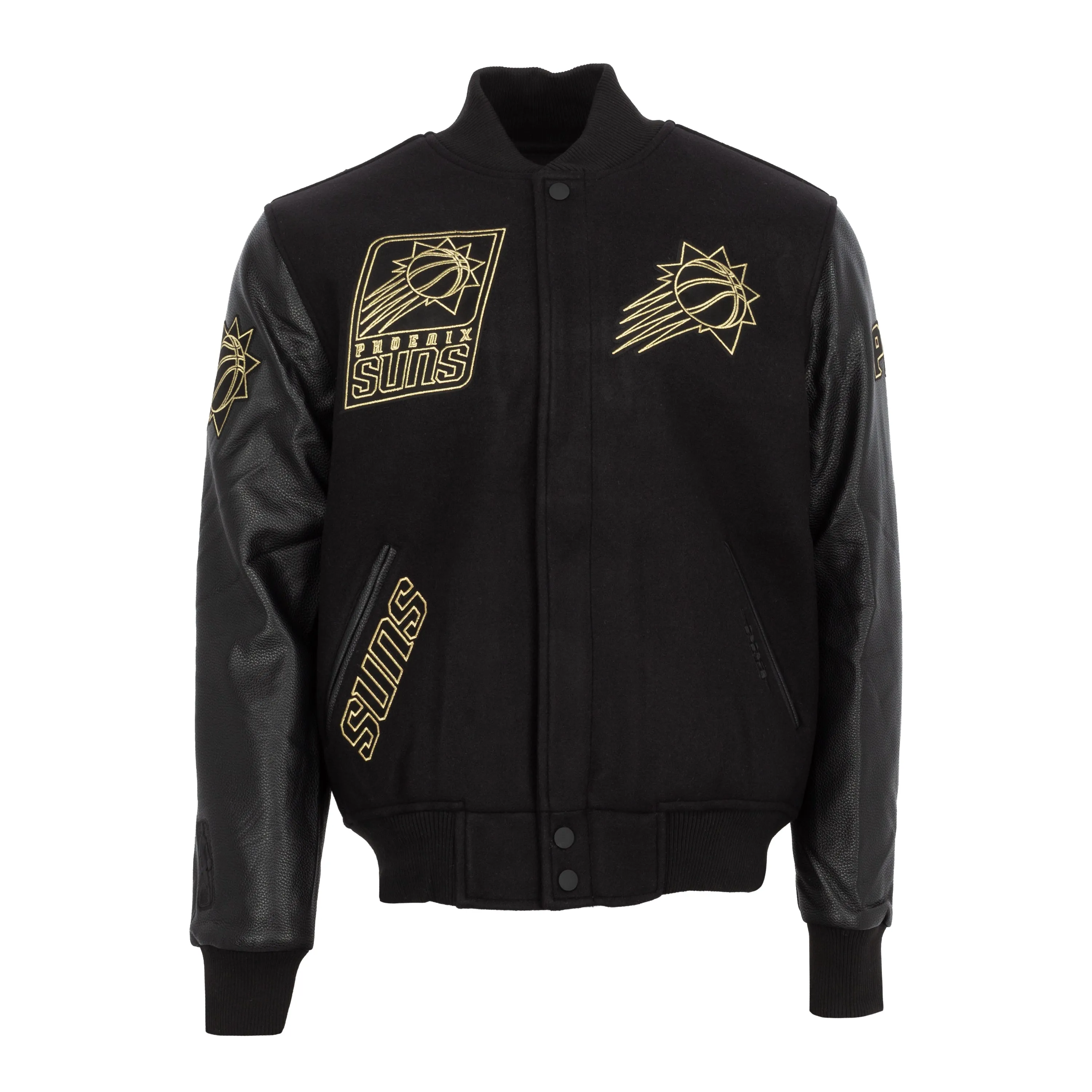 Suns Black Gold Varsity Jacket - Mens