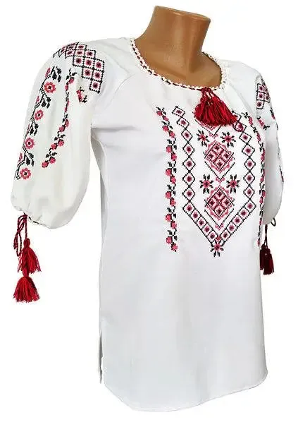 Ukrainian embroidered blouse Vyshyvanka for women