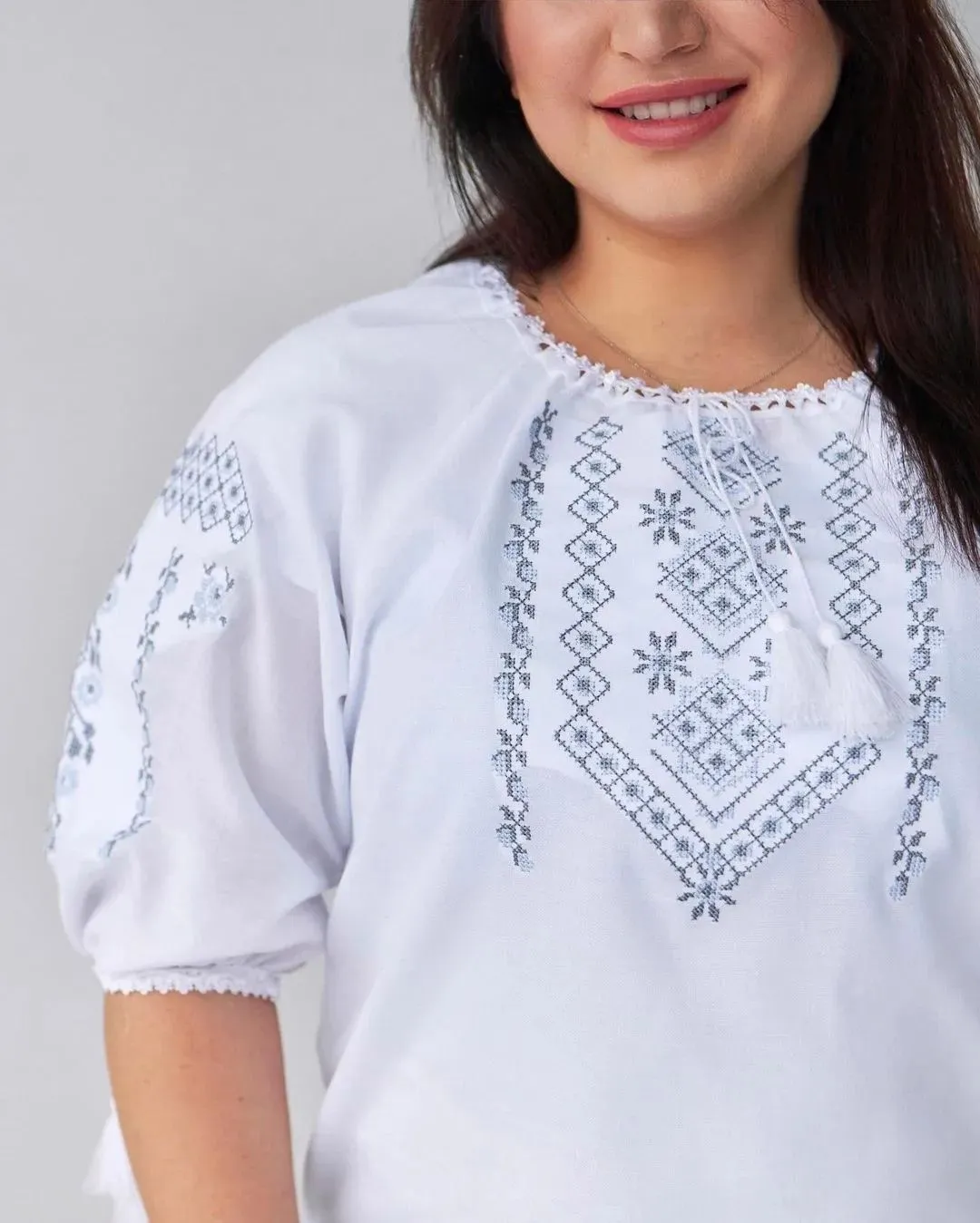 Ukrainian embroidered blouse Vyshyvanka for women