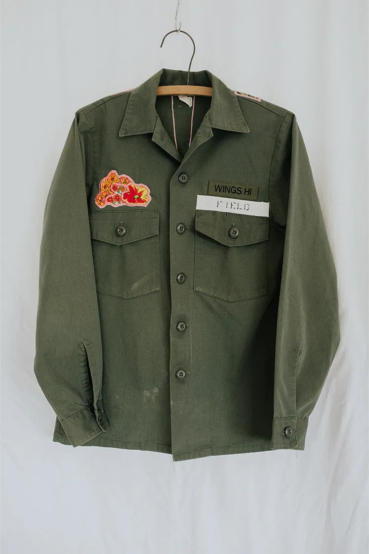 Vintage Sun   Moon Army Jacket - C