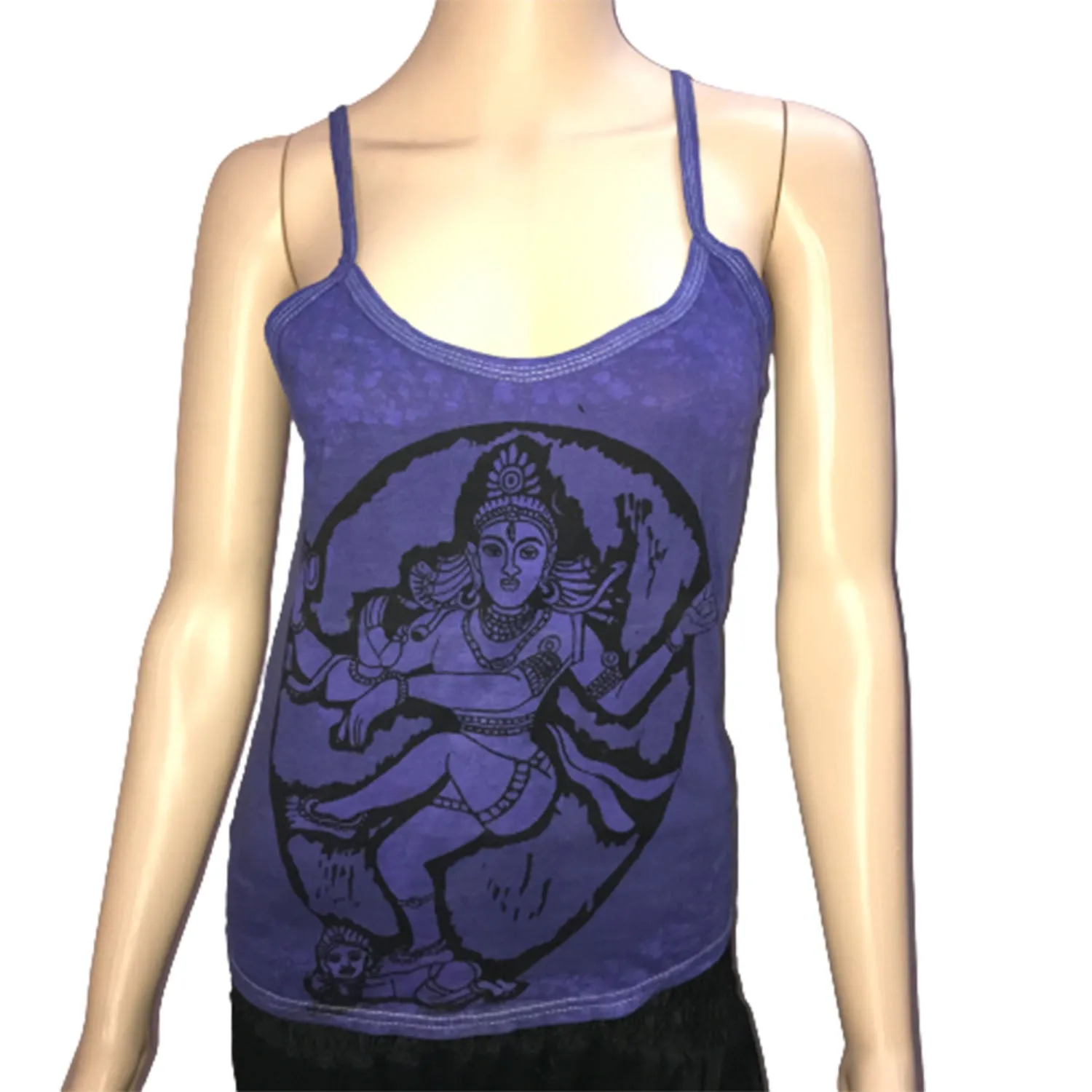 Womens Printed Solid Colour Vest Top