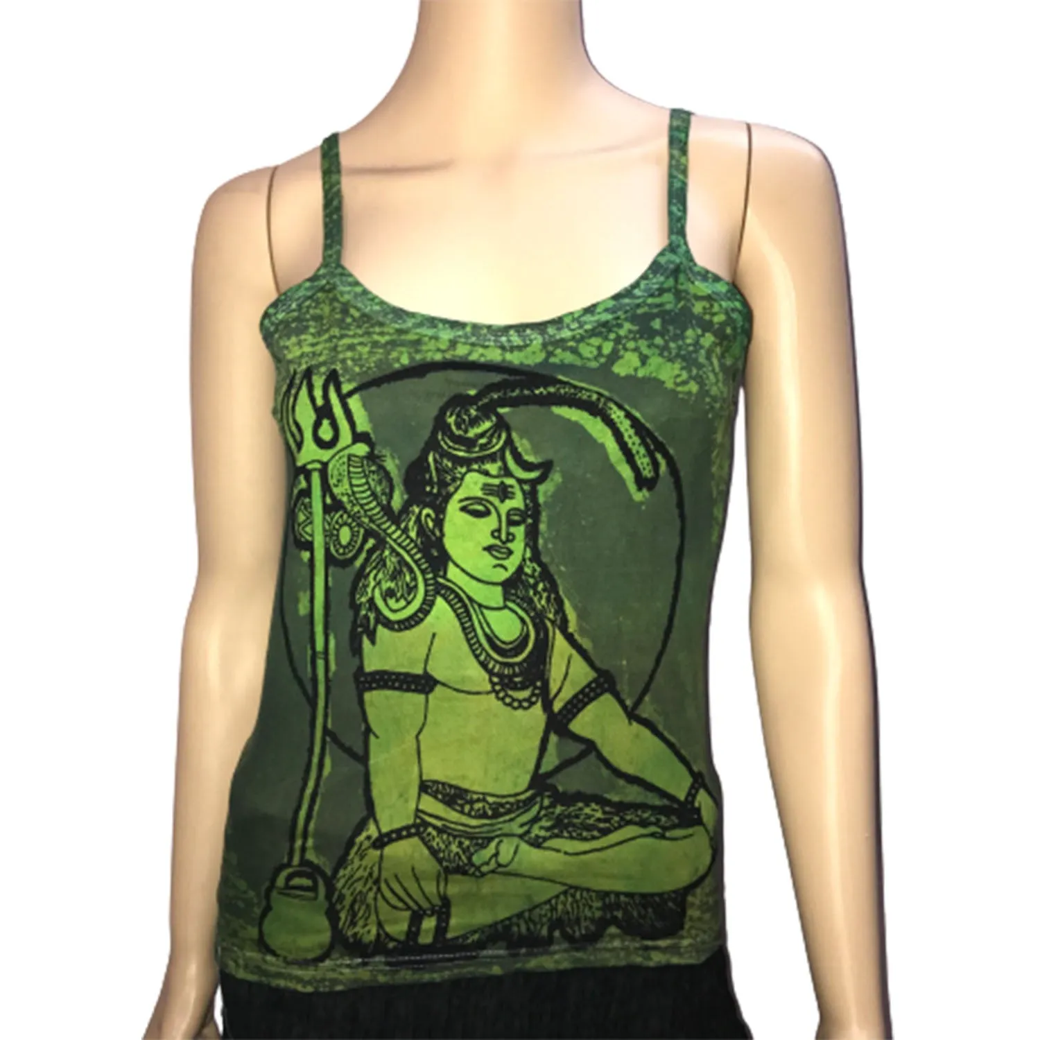 Womens Printed Solid Colour Vest Top