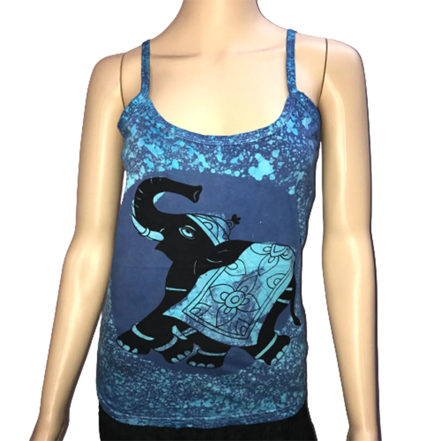 Womens Printed Solid Colour Vest Top